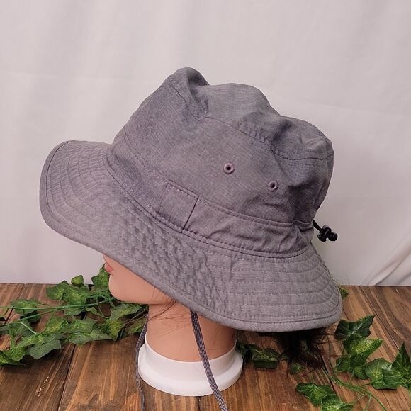 Solar Escape. Gray Wide Brim Sun Hat. Bucket Hat. OSFA. EUC - Picture 2 of 7